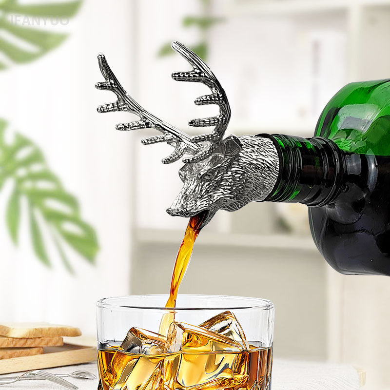Zinc Alloy Deer Head Wine Pour - đánh giá và giá Wine Beer And Spirits