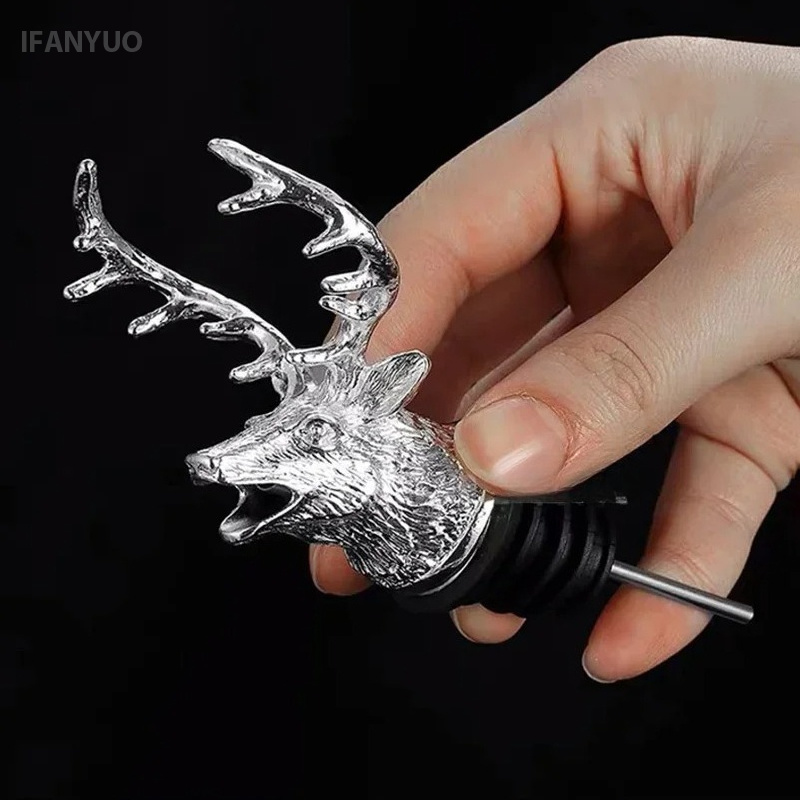 Zinc Alloy Deer Head Wine Pour - đánh giá và giá Wine Beer And Spirits