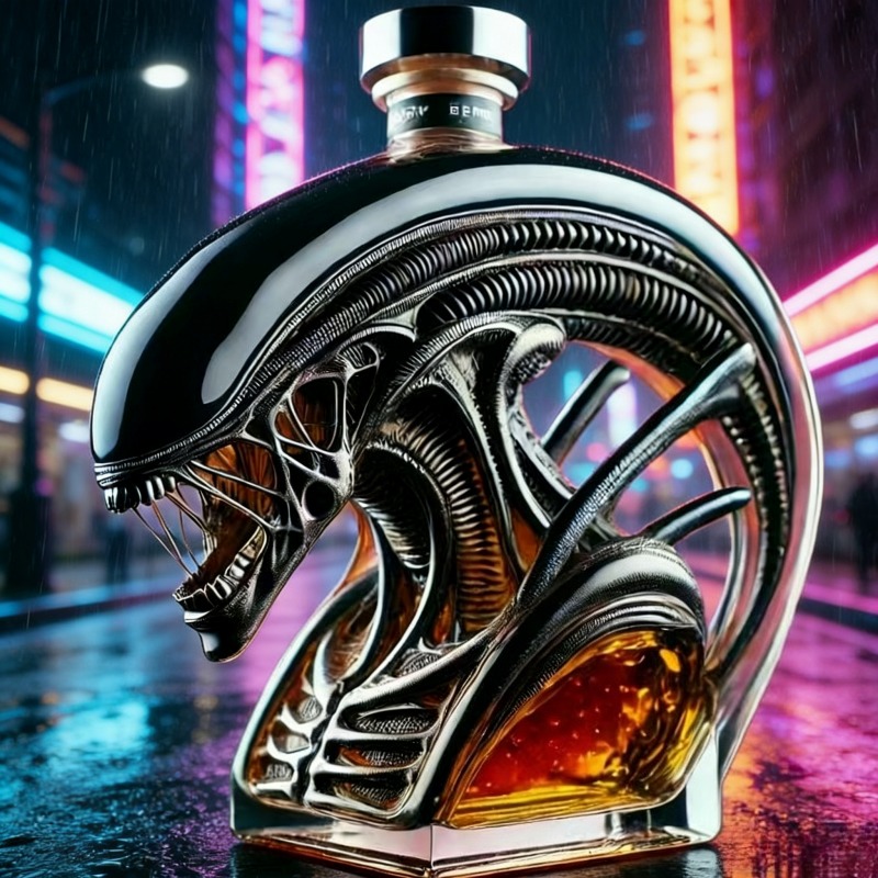 Alien Xenomorph Shaped Whiskey - đánh giá và giá Wine Beer And Spirits