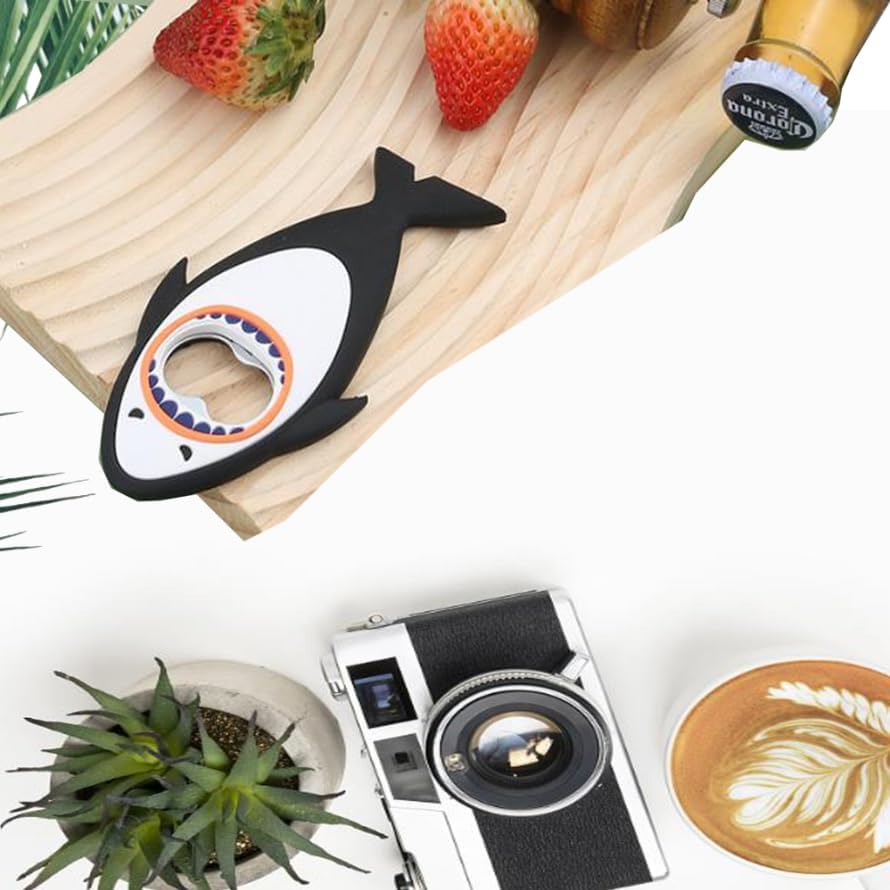 3D Shark‑Shaped Magnetic Beer  - đánh giá và giá Wine Beer Fridge