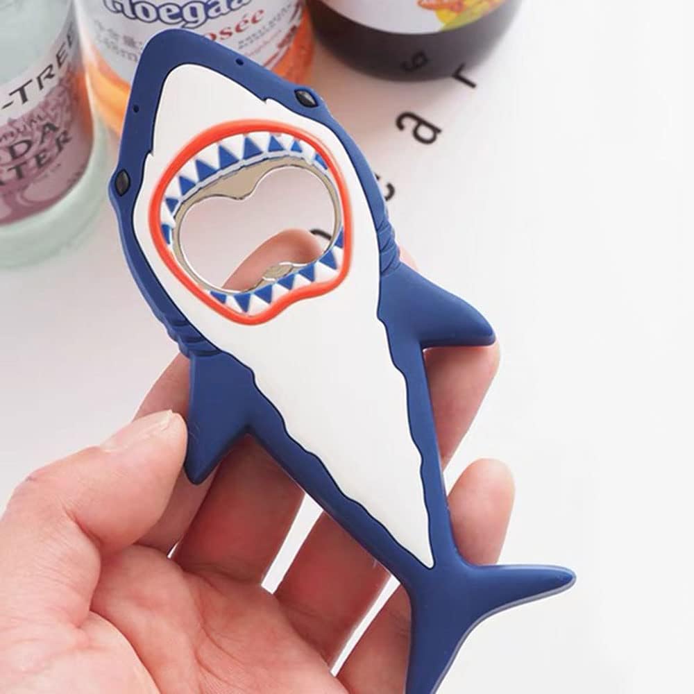 3D Shark‑Shaped Magnetic Beer  - đánh giá và giá Wine Beer Fridge