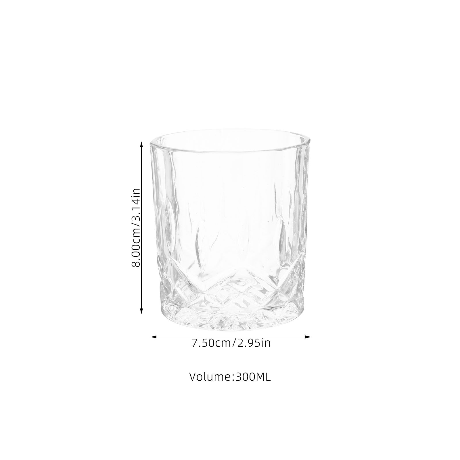 6Pcs Whiskey Glass Set Unique  - đánh giá và giá Wine Beer Drink