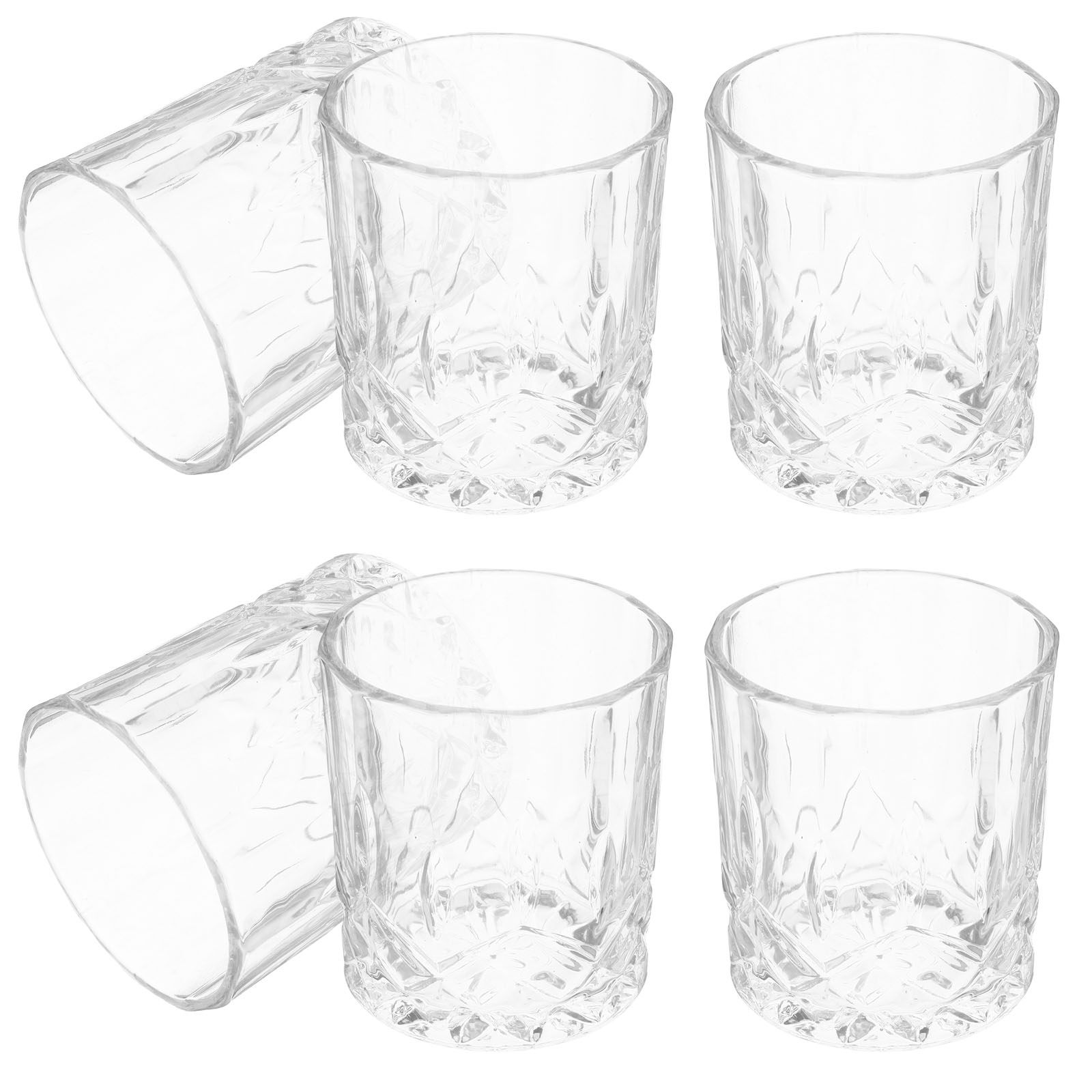 6Pcs Whiskey Glass Set Unique  - đánh giá và giá Wine Beer Drink