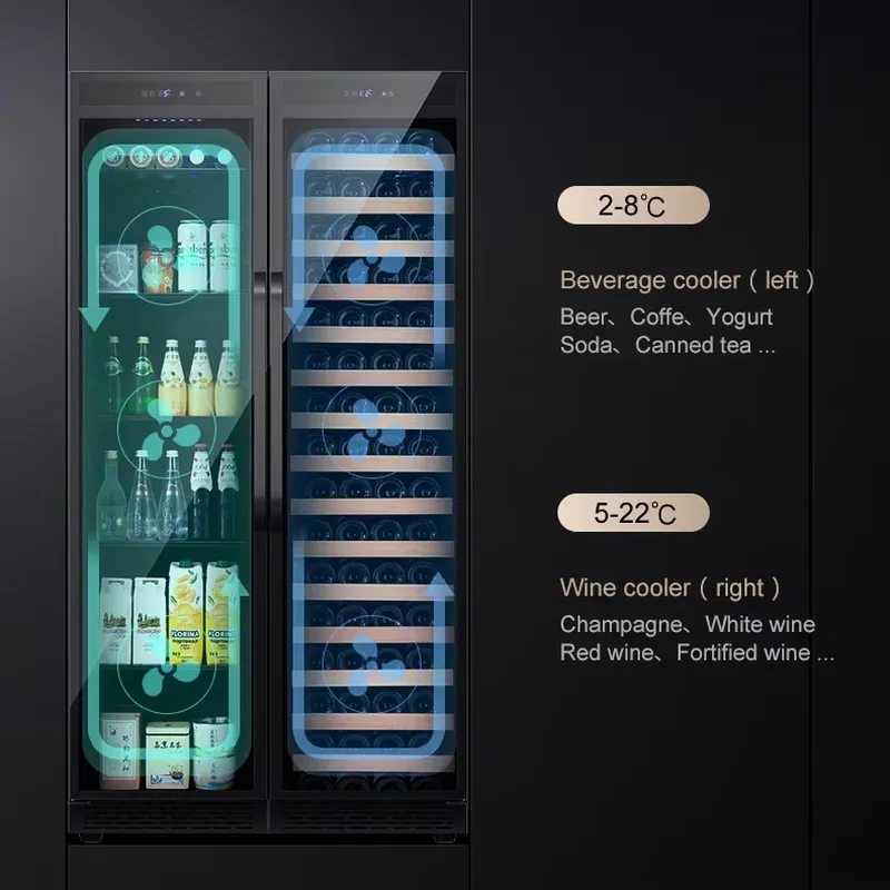 Built In Beverage Fridge Doubl - đánh giá và giá Wine Beer Fridge