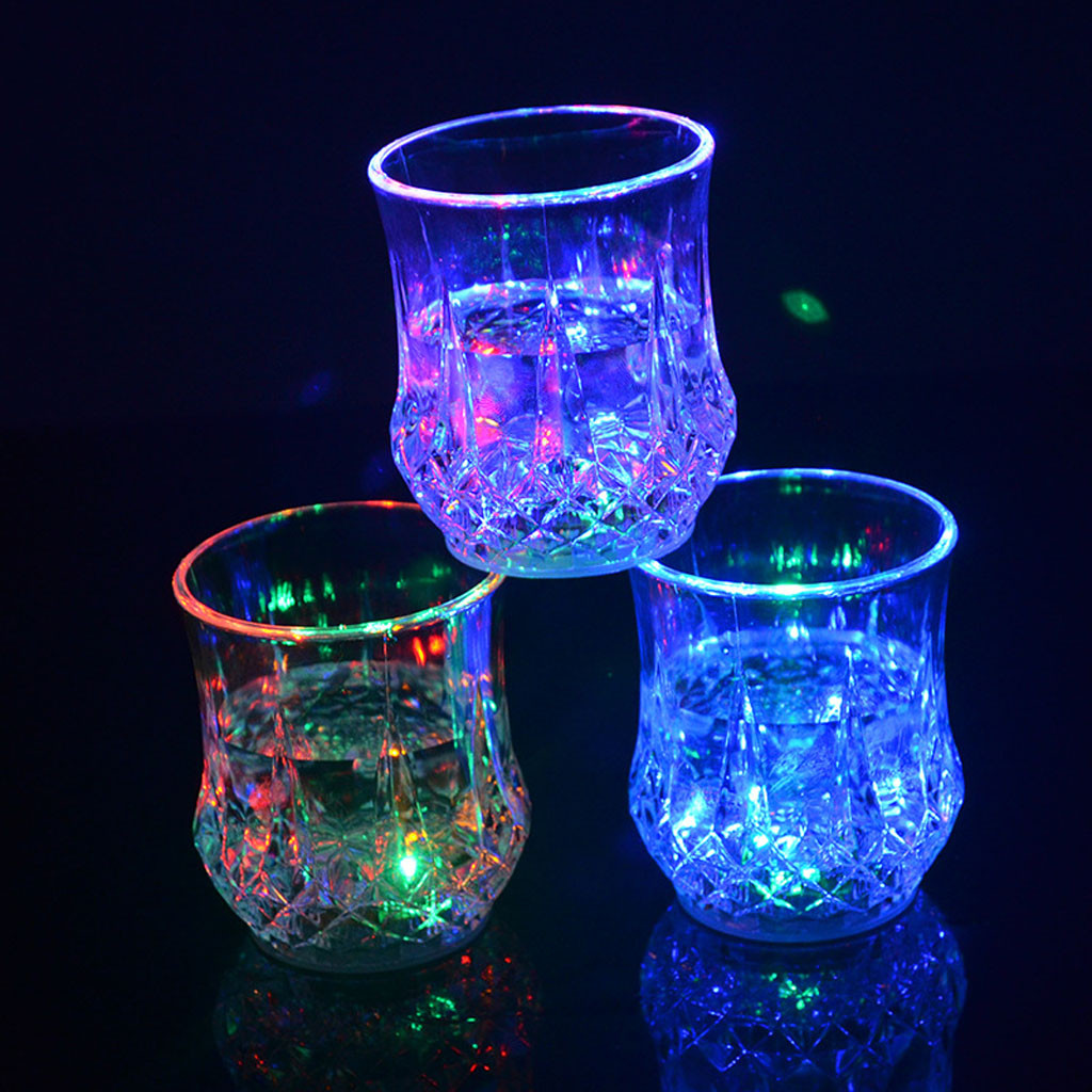 Colored LED Glowing Drink Cup  - đánh giá và giá Wine Beer Drink