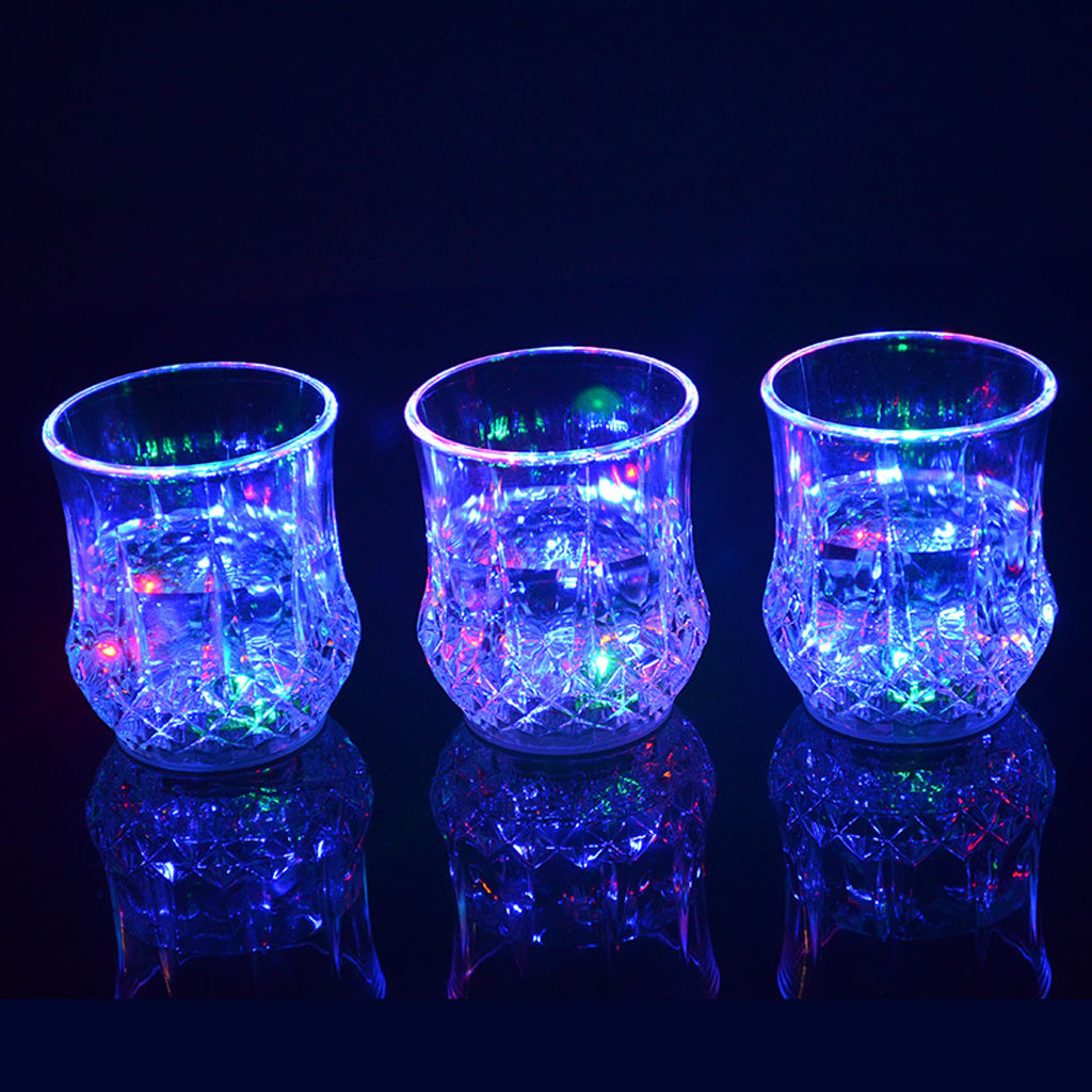 Colored LED Glowing Drink Cup  - đánh giá và giá Wine Beer Drink