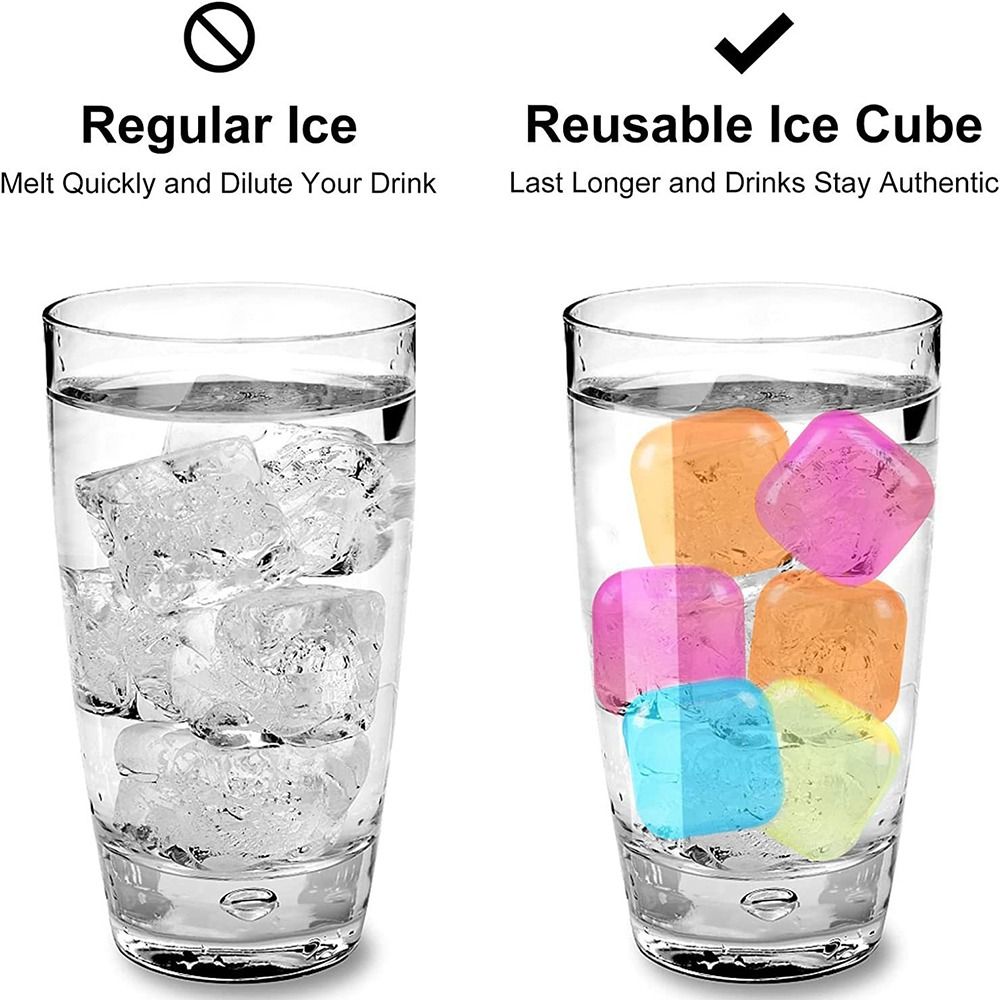 Plastic Ice Cubes 20Pack Color - đánh giá và giá Wine Beer And Spirits