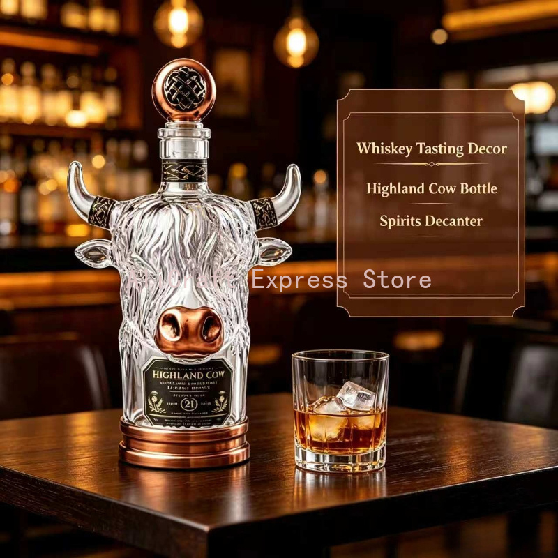3D Highland Cow Crystal Whiske - đánh giá và giá Wine Beer And Spirits