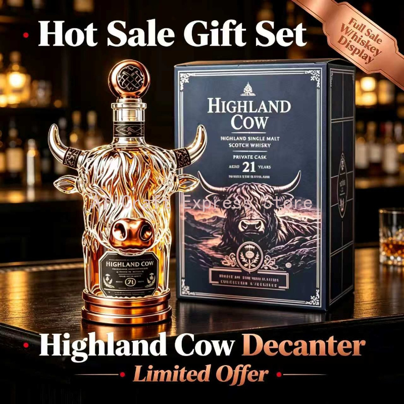 3D Highland Cow Crystal Whiske - đánh giá và giá Wine Beer And Spirits